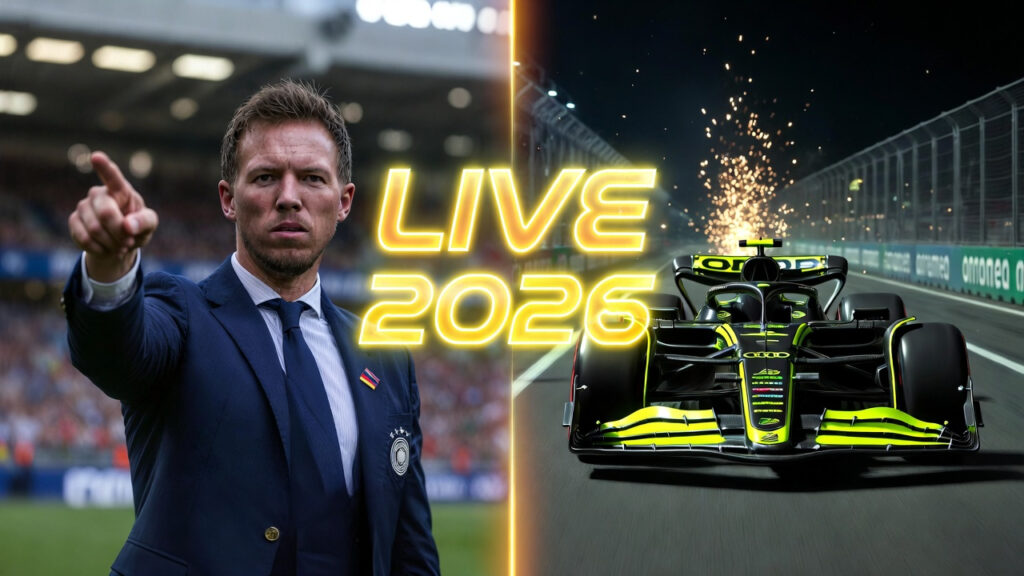 IPTV Germany Sport Nagelsmann WM 2026 Audi F1 2026 Live