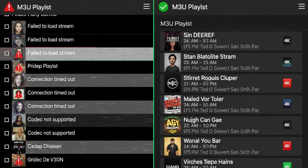 M3U Playlist Deutschland kostenlos vs Premium