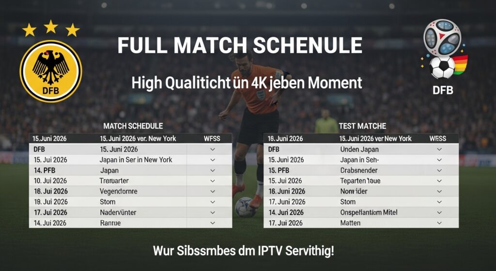 DFB-Fahrplan 2026 IPTV